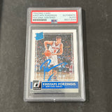 2015-16 Panini Donruss #239 Kristaps Porzingis Signed Card AUTO PSA Slabbed RC Knicks