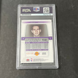 2004-05 Fleer #102 /500 JERRY WEST Signed Card AUTO PSA Slabbed Lakers