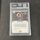 2012-13 Panini Prizm #172 JERRY WEST Signed Card AUTO PSA Slabbed Lakers