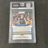 2020-21 Panini Prizm #18 Kristaps Porzingis Signed Card AUTO PSA Slabbed Mavericks