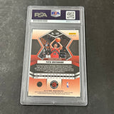 2021-22 Panini Mosaic #100 Yuta Watanabe signed Auto Card PSA/DNA Slabbed Raptors