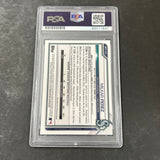 2021 Bowman Chrome #BCP-215 Milkar Perez Signed Card PSA Slabbed Auto Mariners