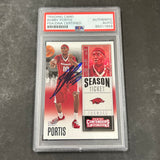 2016 Panini Contenders #10 Bobby Portis Signed Card AUTO PSA Slabbed Arkansas