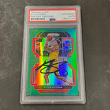 2021-22 Panini Prizm #156 Kyle Kuzma Signed Card Auto PSA Slabbed Wizards