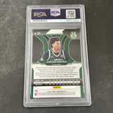 2020-21 Panini Prizm #273 Jordan Nwora Signed Card AUTO PSA/DNA Slabbed Bucks