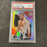 2021 Panini Chronicles Elite #146 Khabib Nurmagomedov Signed Card PSA Slabbed