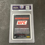 2022 Panini Donruss #9 Khabib Nurmagomedov Signed Card PSA Slabbed