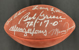 Bob Griese/Manny Fernandez/Mercury Morris/Larry Little/Dick Anderson Signed Football PSA/DNA Autographed Miami Dolphins