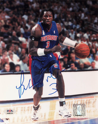 Ben Wallace signed 8x10 photo PSA/DNA Detroit Pistons Autographed