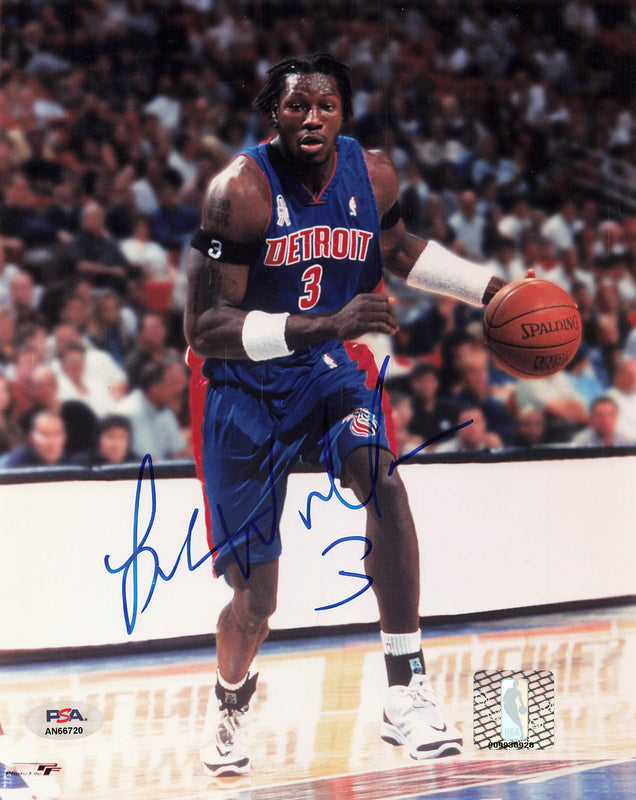 Ben Wallace signed 8x10 photo PSA/DNA Detroit Pistons Autographed