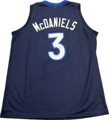 Jaden McDaniels signed jersey PSA/DNA Minnesota Timberwolves Autographed