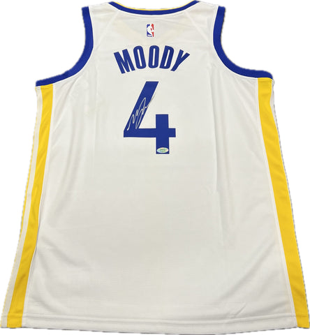 Moses Moody signed jersey PSA/DNA Golden State Warriors Autographed