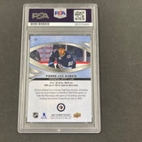 2022-23 Upper Deck MVP Hockey #49 Pierre-Luc Dubois Signed Card AUTO PSA/DNA Slabbed Jets