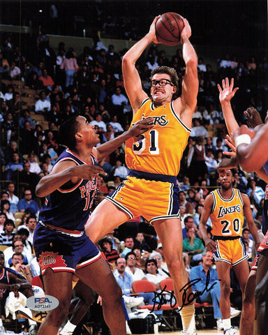 Kurt Rambis Signed 8x10 Photo PSA Los Angeles Lakers