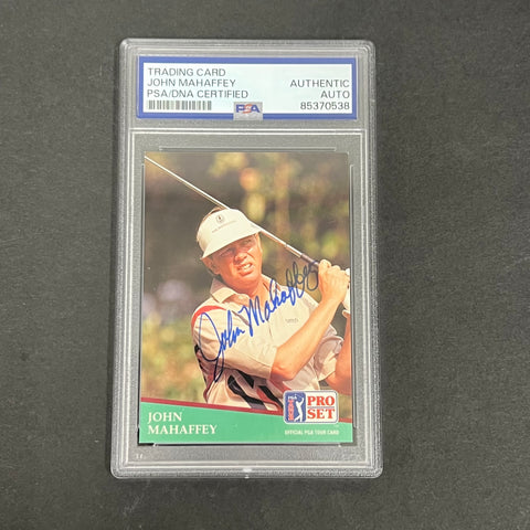 1991 Pro Set #40 John Mahaffey Signed Card PSA/DNA Slabbed Auto