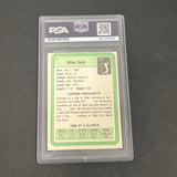 1980 PGA Tour #9 Mike Reid Signed Card PSA/DNA Slabbed AUTO