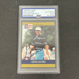 1990 PGA Tour Pro Set #52 Gene Sauers Signed Card PSA/DNA Autographed Slabbed Golf