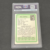 PGA Tour #22 Mike Sullivan Signed Card PSA/DNA Slabbed AUTO Golf