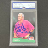 1991 Pro Set PGA Tour #75 Curtis Strange Signed Card AUTO PSA Slabbed Golf