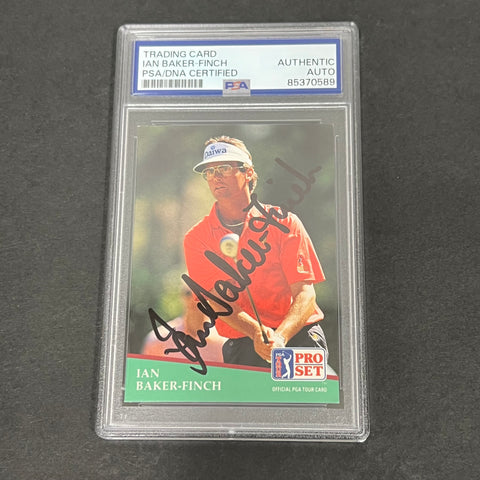 1991 Pro Set #151 Ian Baker-Finch Signed Card PSA/DNA Slabbed Auto