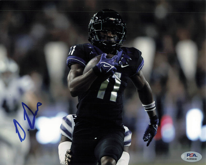Derius Davis signed 8x10 photo PSA/DNA Autographed TCU