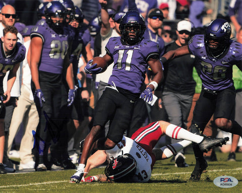 Derius Davis signed 8x10 photo PSA/DNA Autographed TCU