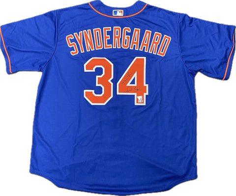 Noah Syndergaard signed Jersey Fanatics New York Mets autographed