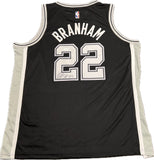 Malaki Branham signed jersey JSA San Antonio Spurs Autographed