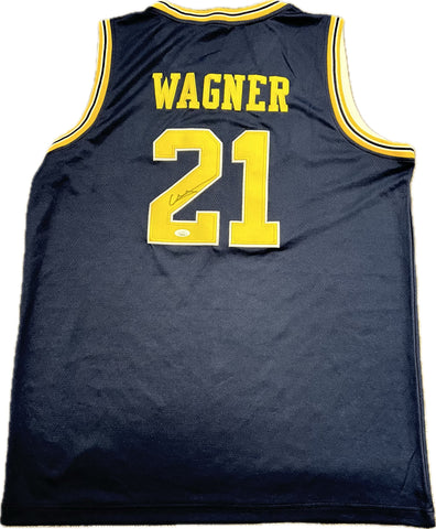 Franz Wagner signed jersey JSA Michigan Autographed