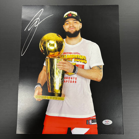 Fred VanVleet signed 11x14 photo PSA/DNA Toronto Raptors Autographed