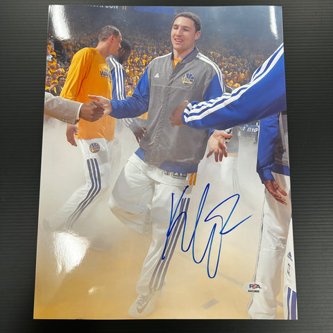 Klay Thompson signed 11x14 photo PSA/DNA Golden State Warriors Autographed