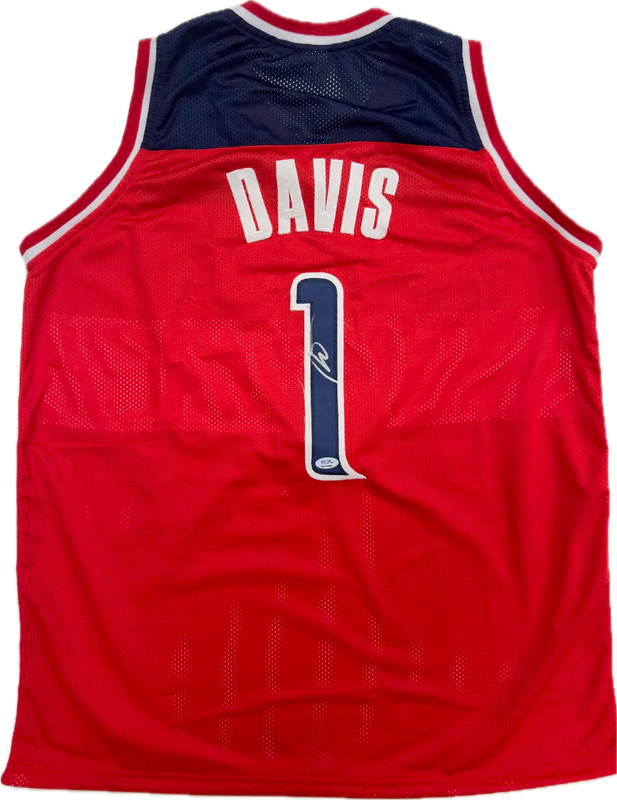 Johnny Davis signed jersey PSA/DNA Washington Wizards Autographed
