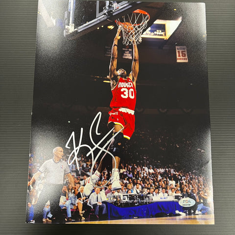 Kenny Smith signed 11x14 photo PSA/DNA Houston Rockets Autographed