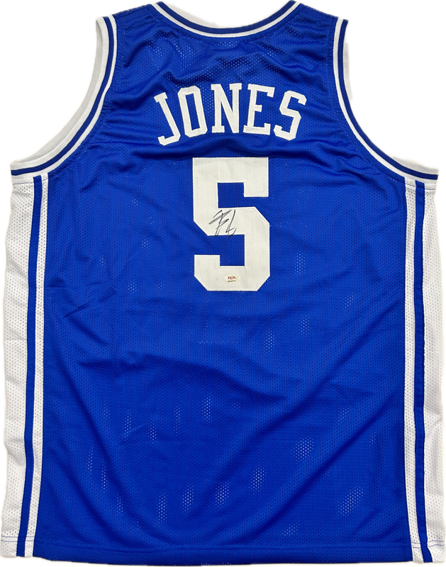 Tyus Jones signed jersey PSA/DNA Duke Blue Devils Autographed Wizards