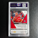 2019-20 Panini Mosaic #59 Norman Powell Signed Card AUTO 10 PSA Slabbed Raptors