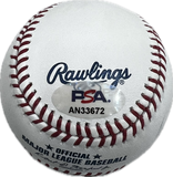 Rhys Hoskins signed baseball PSA/DNA Philadelphia Phillies autographed Brewers