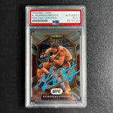 2021 Panini Select #47 Khabib Nurmagomedov Signed Card AUTO PSA Slabbed