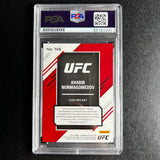 2021 Panini Chronicles Elite #146 Khabib Nurmagomedov Signed Card AUTO PSA Slabbed