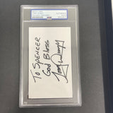 Tony Dungy signed cut PSA/DNA Autographed Colts