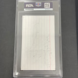 Kemba Walker signed Index Card PSA/DNA Autographed Uconn