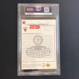 1999 Upper Deck MJ Retires Jumbo-Hoop Magazine #C18 Michael Jordan PSA NM MT 8 Bulls