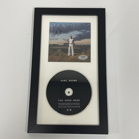 Kane Brown Signed CD Cover Framed PSA/DNA The High Road Autographed