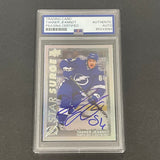 2022-23 Upper Deck #SS-1 Tanner Jeannot Signed Card PSA Slabbed AUTO Tampa Bay Lightning