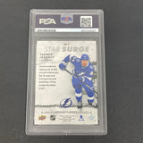 2022-23 Upper Deck #SS-1 Tanner Jeannot Signed Card PSA Slabbed AUTO Tampa Bay Lightning