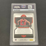 2022 Panini Prizm WWE #124 Kevin Owens signed Card PSA AUTO Slabbed WWE