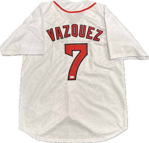 Christian Vazquez signed jersey JSA Boston Red Sox Autographed
