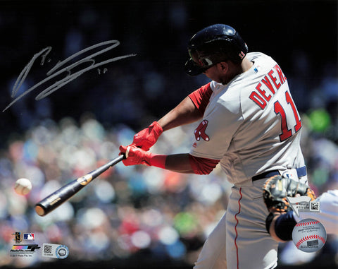 Rafael Devers signed 8x10 photo Fanatics Boston Red Sox Autographed