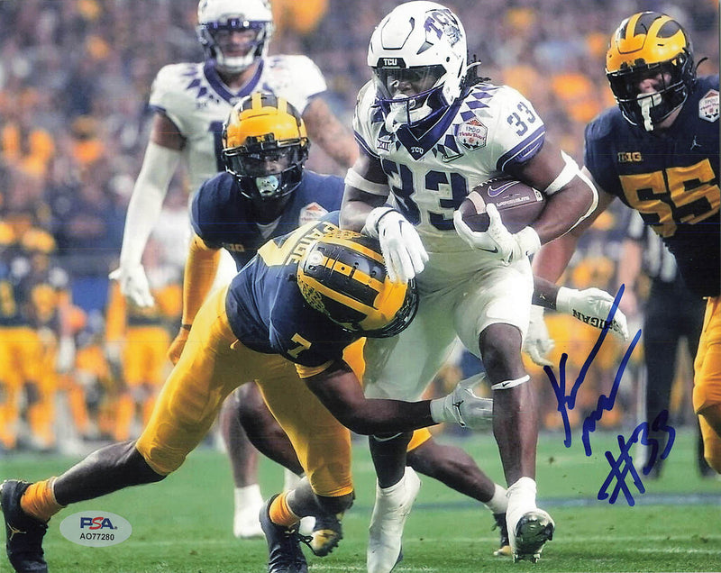 Kendre Miller Signed 8x10 photo PSA/DNA TCU Horned Frogs Autographed