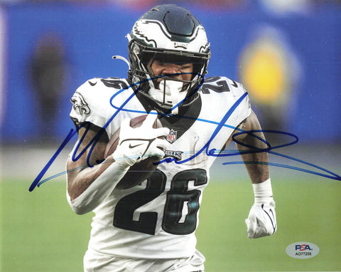 Miles Sanders signed 8x10 photo PSA/DNA Philadelphia Eagles Autographed