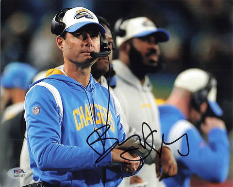 Brandon Staley signed 8x10 photo PSA/DNA LA Chargers Autographed